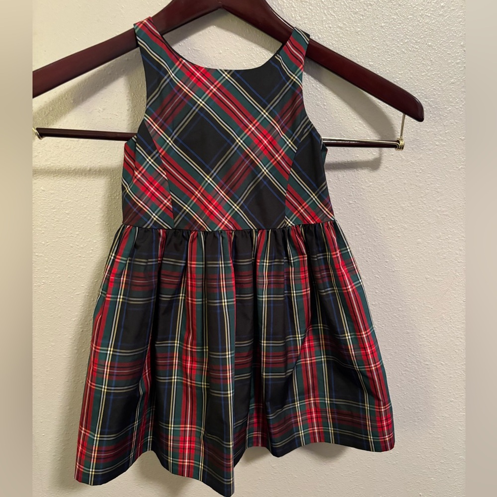 Polo Ralph Lauren Classic Tartan Plaid Sleeveless Dress Size 3/3T